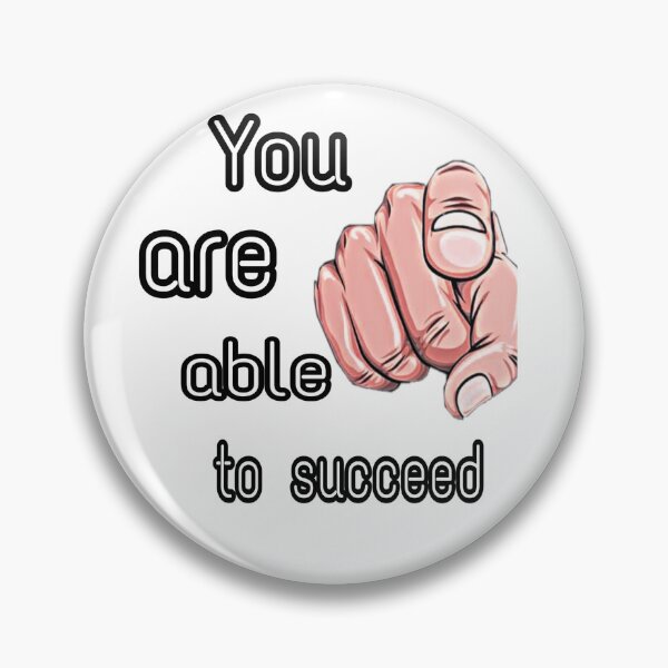 Item preview,  You Are Able To Succeed – Motivational Quote T-Shirt | Positive Mindset Design designed and sold by KadyMaison.