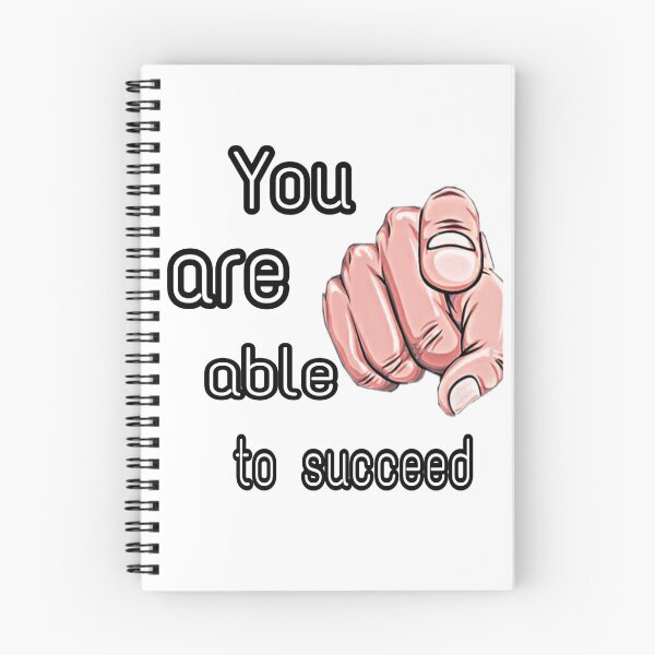 Item preview,  You Are Able To Succeed – Motivational Quote T-Shirt | Positive Mindset Design designed and sold by KadyMaison.