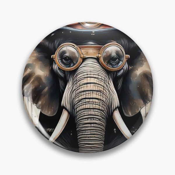 Item preview, Amusing Elephant Steampunk Digital Art designed and sold by alan tunnicliffe.