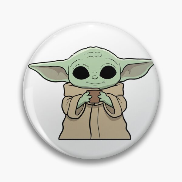 Item preview, Grogu Vector Art Portrait | Flat Shaded Baby Yoda Illustration designed and sold by NaevaArt.