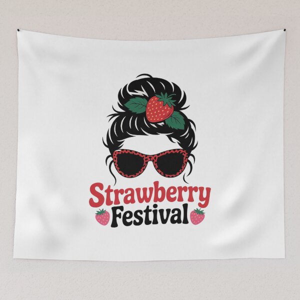 Item preview, Womens Strawberry Festival Fruit Lover Mom Girl Cute  designed and sold by RuthGAArt.