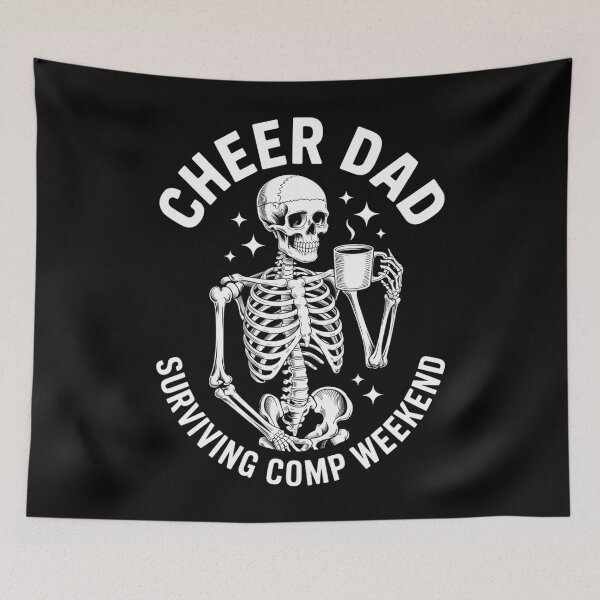 Item preview, Skeleton Coffee Cheer Dad Fathers Day Joke designed and sold by gourpmerzihd.