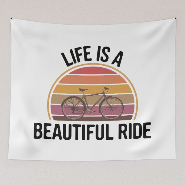 Item preview, Life Is A Beautiful Ride - Cycling 70s designed and sold by 101univers.