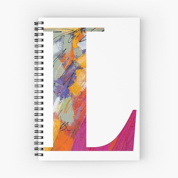 Item preview, Colorful Abstract Letter L T-Shirt Art designed and sold by CoolGTees.