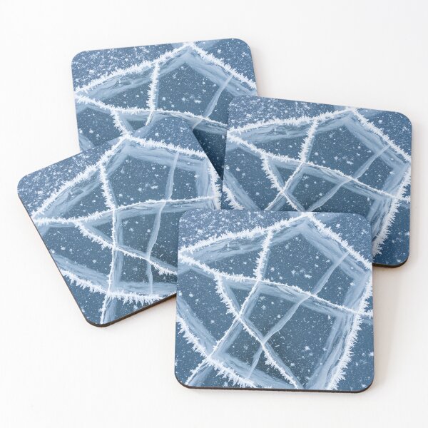 Item preview, Frozen Ice Geometry designed and sold by Kaleidoscope Print.