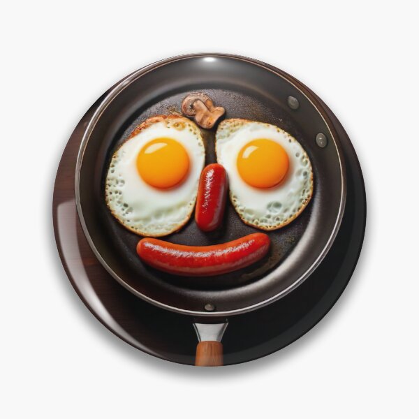 Item preview, Happy Breakfast Face amusing image designed and sold by alan tunnicliffe.