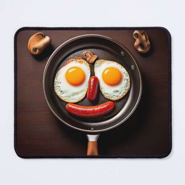 Item preview, Happy Breakfast Face amusing image designed and sold by alan tunnicliffe.