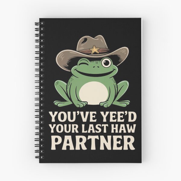 Item preview, You Just Yee'd Your Last Haw Cowboy Frog Meme  designed and sold by RuthGAArt.