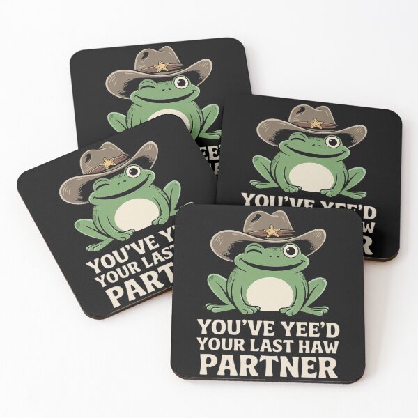 Item preview, You Just Yee'd Your Last Haw Cowboy Frog Meme  designed and sold by RuthGAArt.