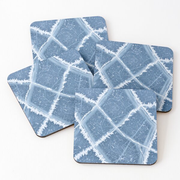 Item preview, Frozen Ice Grid designed and sold by Kaleidoscope Print.