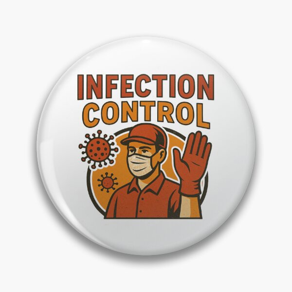 Item preview, Vintage Infection Control Design designed and sold by PopPizzazz.
