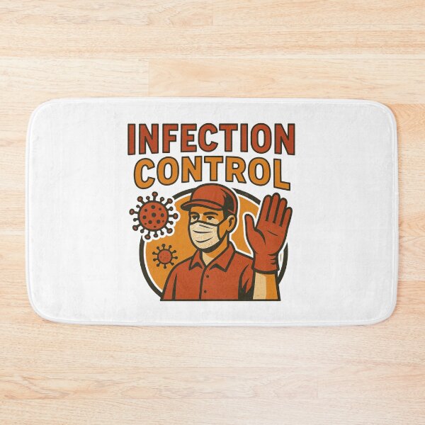 Item preview, Vintage Infection Control Design designed and sold by PopPizzazz.