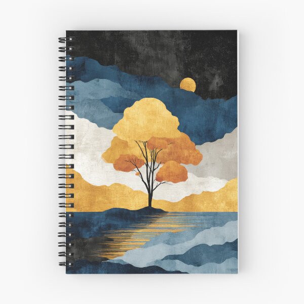 Item preview, Lone tree beneath moon fog designed and sold by ArtHouseNiklas.