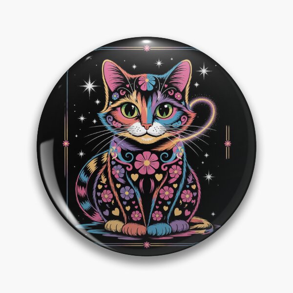 Item preview, Floral Mexican Alebrije Cat Cute Halloween Men Women Kids  designed and sold by RoyTill0Art.