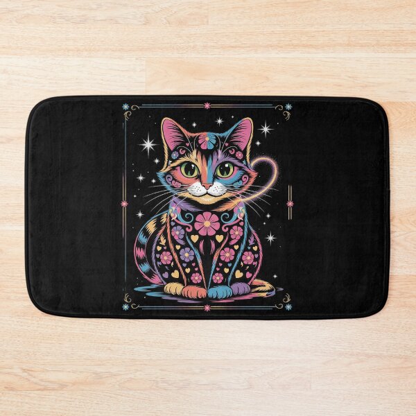 Item preview, Floral Mexican Alebrije Cat Cute Halloween Men Women Kids  designed and sold by RoyTill0Art.