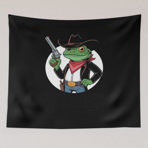 Item preview, You Just Yeed Your Last Haw Pardner Funny Cowboy Frog  designed and sold by RuthGAArt.