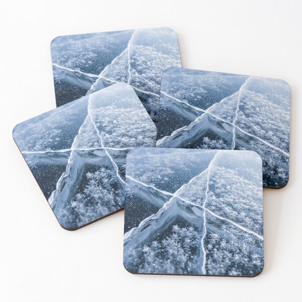 Item preview, Snowflake Ice Cracks designed and sold by Kaleidoscope Print.