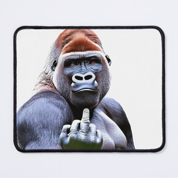 Item preview, Amusing Gorilla Digital Art up yours designed and sold by alan tunnicliffe.