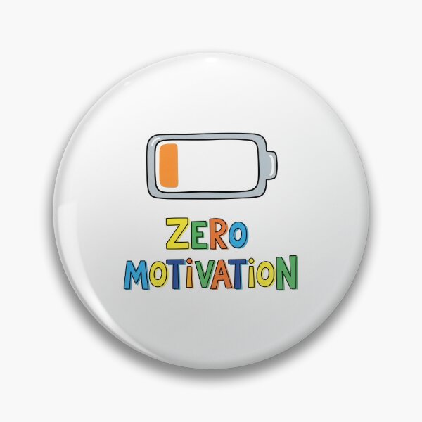 Item preview, Zero Motivation – Low Battery Energy Illustration designed and sold by nuel-art.