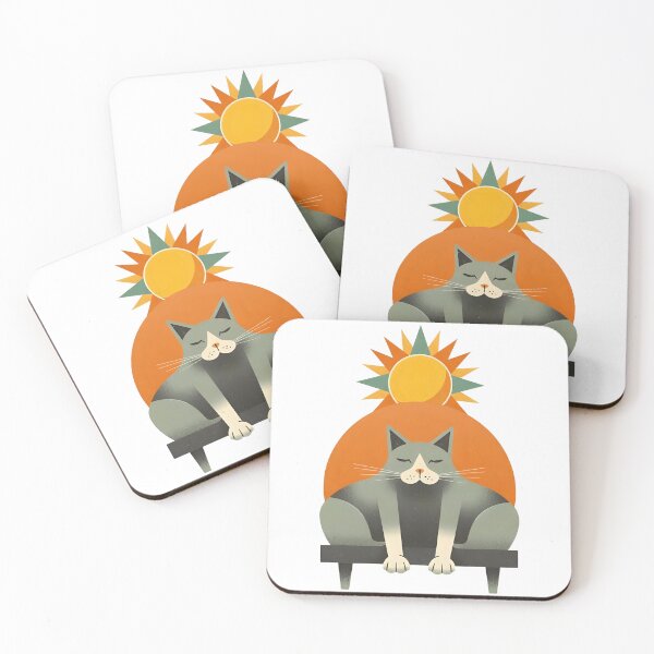 Item preview, Mid century starburst atomic cat designed and sold by CaseMastery.