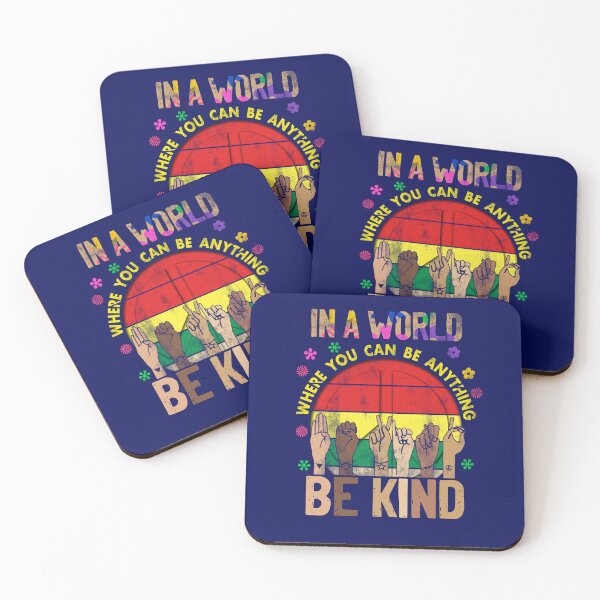 Item preview, In a world where you can be anything be kind kindness inspirational gifts Peace hand sign designed and sold by FernaRoje.