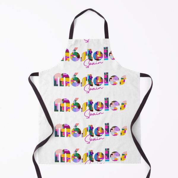 Item preview, Móstoles, Spain, Vibrant Abstract City Typography Art designed and sold by Wanderful-roads.