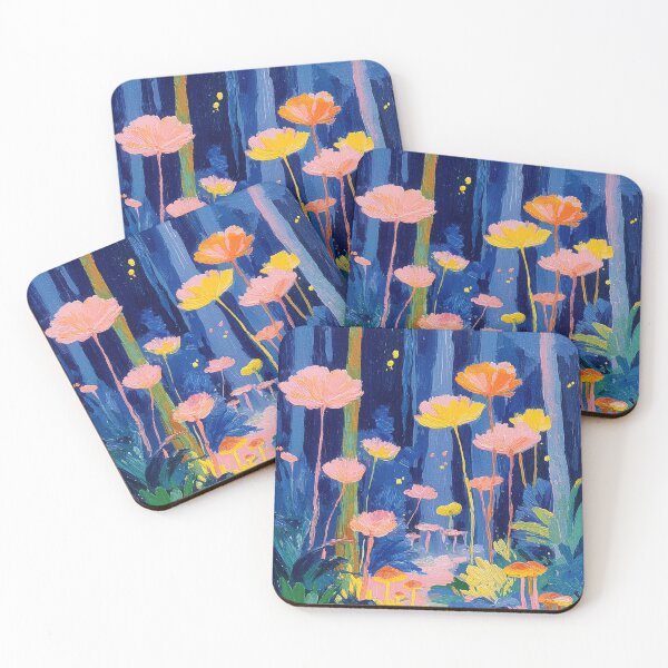 Item preview, Magical forest path in pastel colors designed and sold by ArtHouseNiklas.