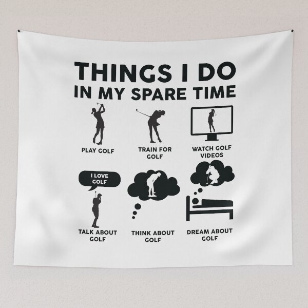 Item preview, Things I Do In My Spare Time Funny Golfer designed and sold by LounisArt.