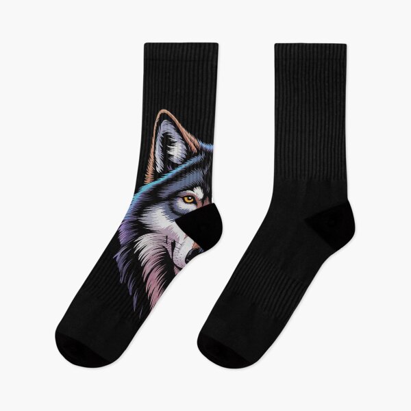 Item preview, Floral Wolf Face Cute Summer Flowers Wolf Lover  designed and sold by RoyTill0Art.