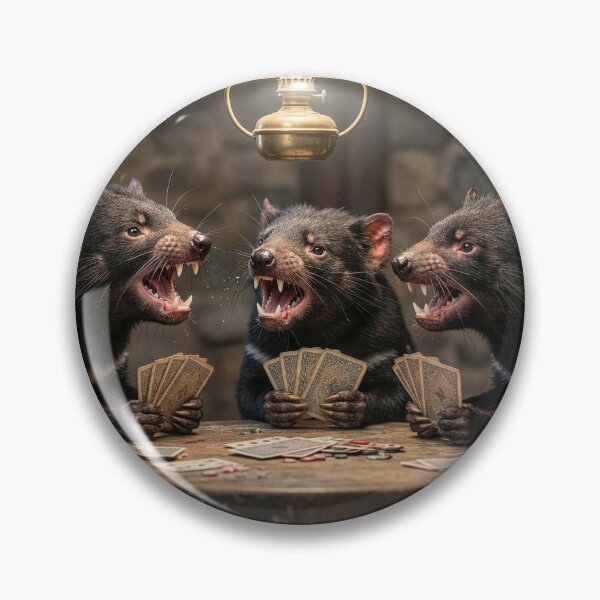Item preview, Tasmanian Devils Play Four Card Poker designed and sold by Tridentulus.