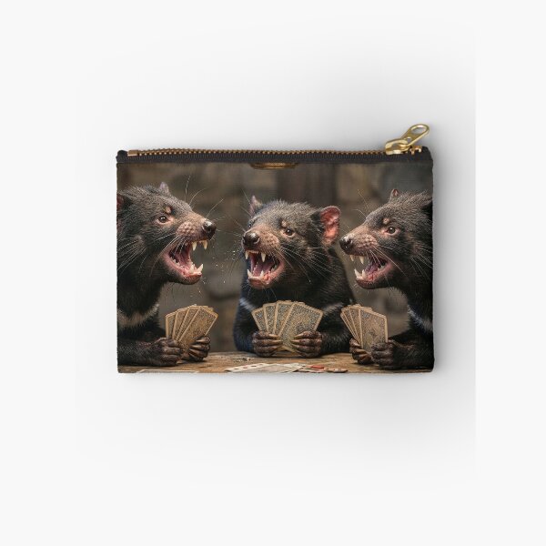 Item preview, Tasmanian Devils Play Four Card Poker designed and sold by Tridentulus.