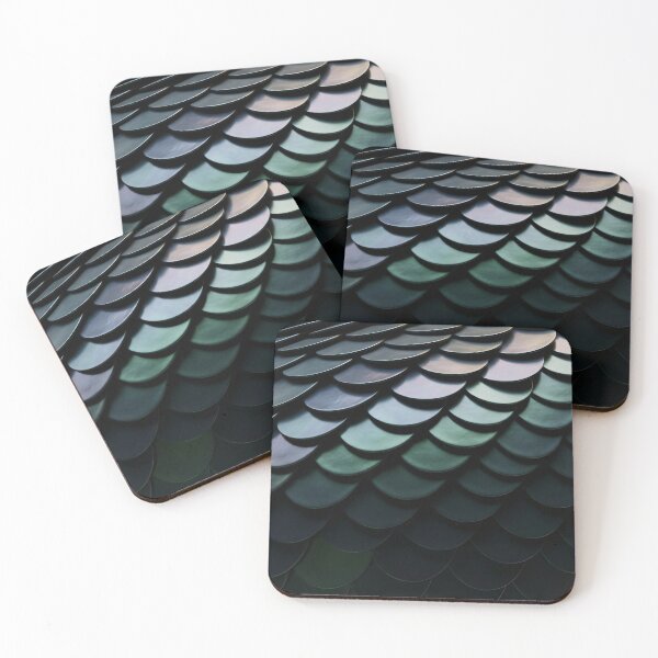 Item preview, Emerald Dragon Scale Armor designed and sold by Kaleidoscope Print.