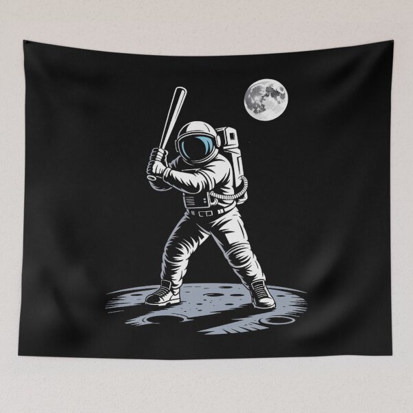 Item preview, Astronaut Baseball Lovers designed and sold by sterabamineh.