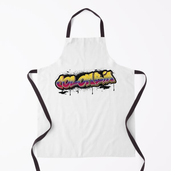 Item preview, Colorful Colombia National Flag lettering graffiti art Sticker designed and sold by Suzy Perez Art.
