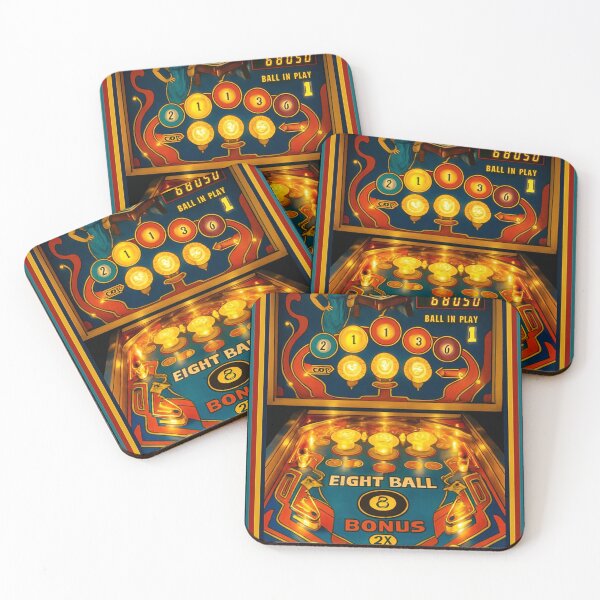 Aperçu de l'œuvre Golden Age Pinball — Une icône des salles d'arcade des années 1970 créée et vendue par LuluLeb.
