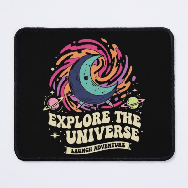 Item preview, Explore the Universe – Retro Cosmic Space Illustration designed and sold by Dogandesighn.