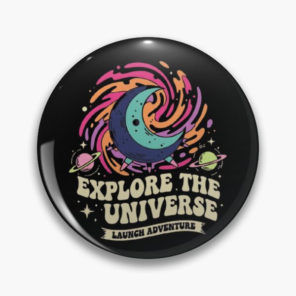Item preview, Explore the Universe – Retro Cosmic Space Illustration designed and sold by Dogandesighn.