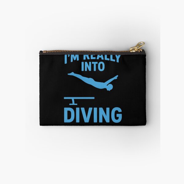 Item preview, Springboard Diving Funny Minimalist Blue Diver Design designed and sold by EuropeanPrints.