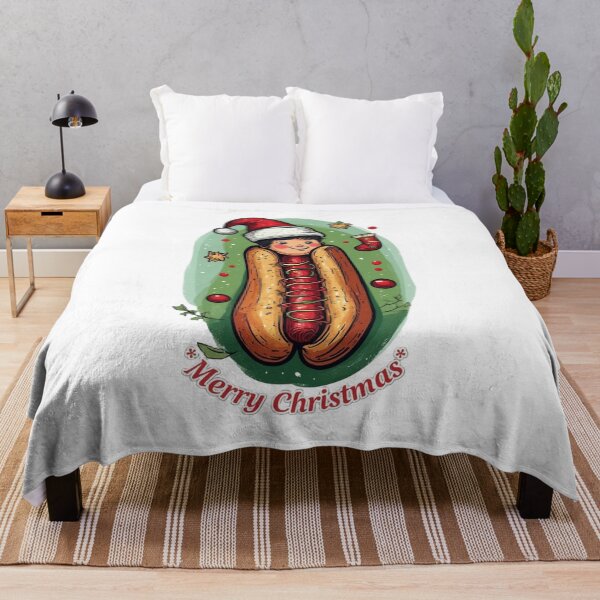 Item preview, The Christmas Hot Dog Kid designed and sold by Mido-artister.