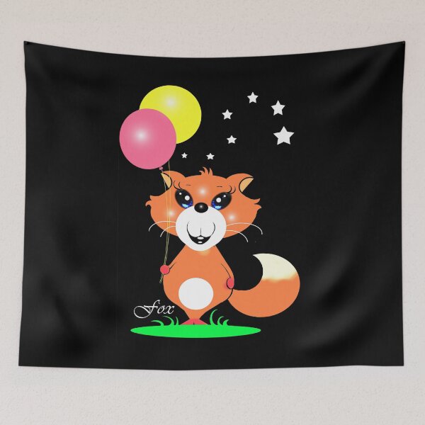 Item preview, Happy Fox  designed and sold by Shirley cute art .
