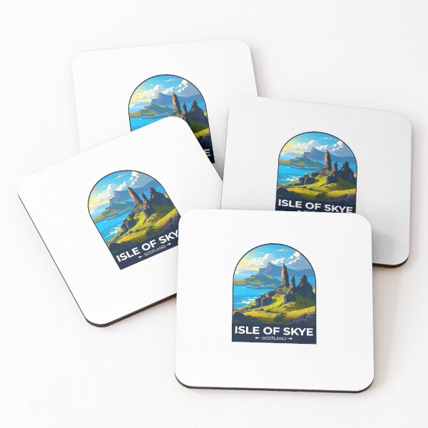 Item preview, Isle Of Sky Scotland Sticker designed and sold by TulipaGraphics.