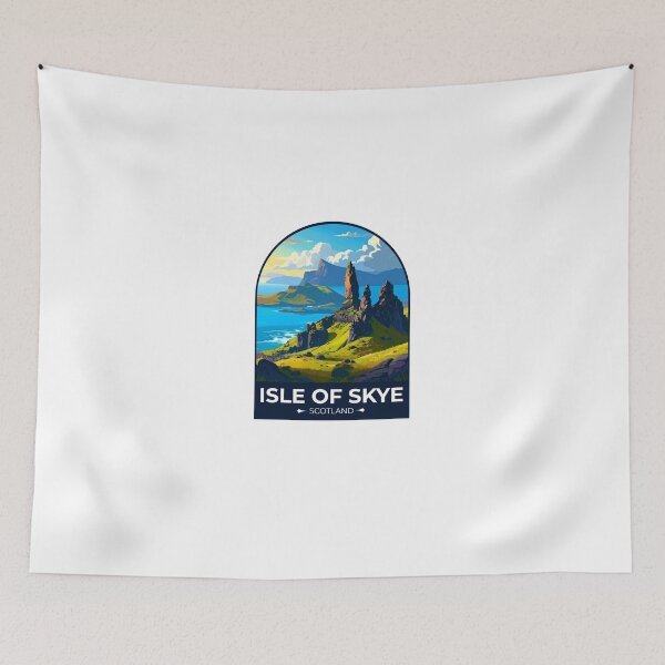 Item preview, Isle Of Sky Scotland Sticker designed and sold by TulipaGraphics.