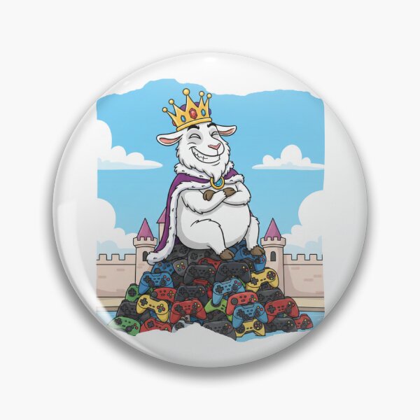 Item preview, Goat King of Controllers designed and sold by LoganDzign.
