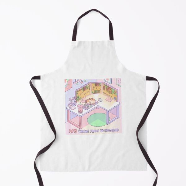 Item preview, AFK Cozy Gamer - Pastel Desk Setup Isometric designed and sold by ryanguas.
