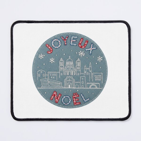 Item preview, Marseille Joyeux Noël Mediterranean Textile Xmas Patch designed and sold by Imaginarium of Chaos falcon88 .