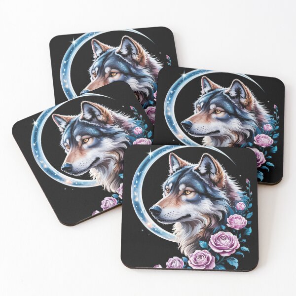 Item preview, Floral Wolf Stars Constellation Wolves Wolf Mama Wife Women  designed and sold by RoyTill0Art.