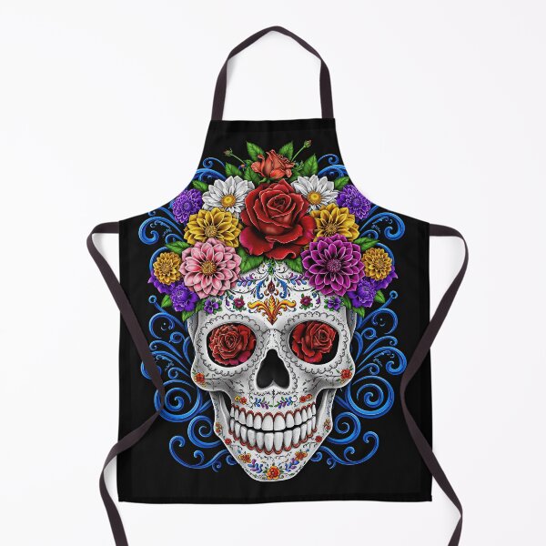 Item preview, Porcelain Skull Blooming with Roses designed and sold by Grafititee.