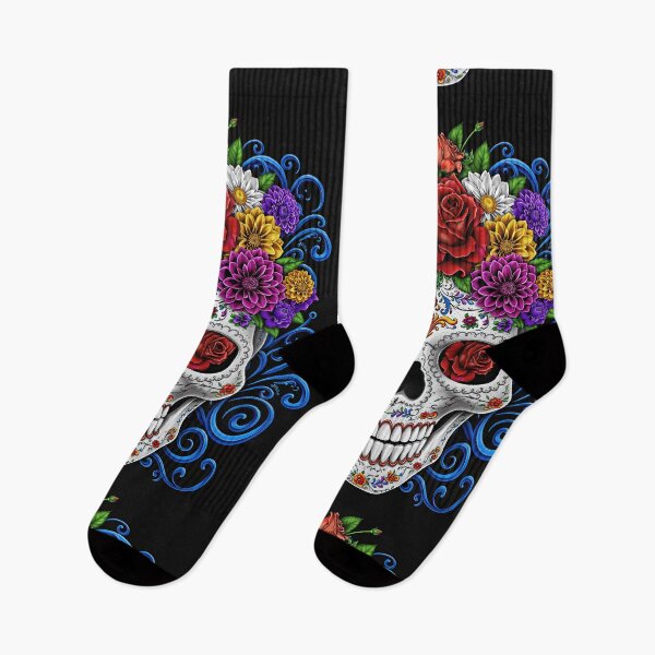 Item preview, Porcelain Skull Blooming with Roses designed and sold by Grafititee.