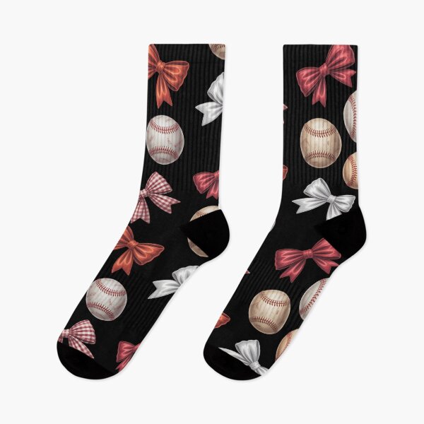 Item preview, Baseball Coquette Bows Sports designed and sold by tiekanamac.