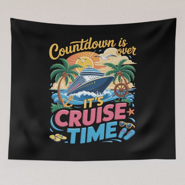 Item preview, Countdown Is Over It'S Cruise Time Family Cruise Squad 2026 designed and sold by Elenasriveras.